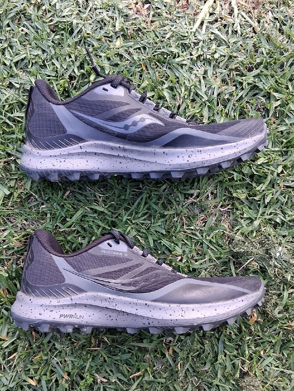 Men's Black Running Shoes - Picture 6 of 14